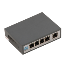 GIGALINK GL-SW-F001-04HP Коммутатор неупр, 4 PoE (802.3af/at) портов 100Мб/с, 1 Uplink 100Мб/с, 120Вт