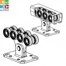 Алютех SGN.01.100  Опора роликовая (полимерные ролики). Для ворот до 300 кг.