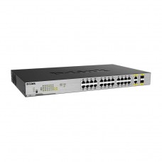 D-Link DGS-1026MP/B1A Неуправляемый коммутатор с 24 портами