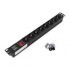 Эмилинк NTSS-PDU-1U-PL-VDE Блок розеток