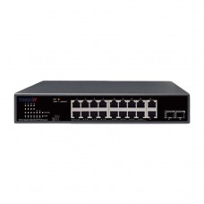 TRASSIR TR-NS14202S-185-16POE Неуправляемый коммутатор с 16 PoE портами