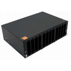 Hyperline FO-19V-3U-12xSLT-W130H30-96UN-BK Бокс оптический универсальный 19