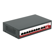 SarmatT SR-PS0820GBL 10 портовый неуправляемый РоЕ коммутатор