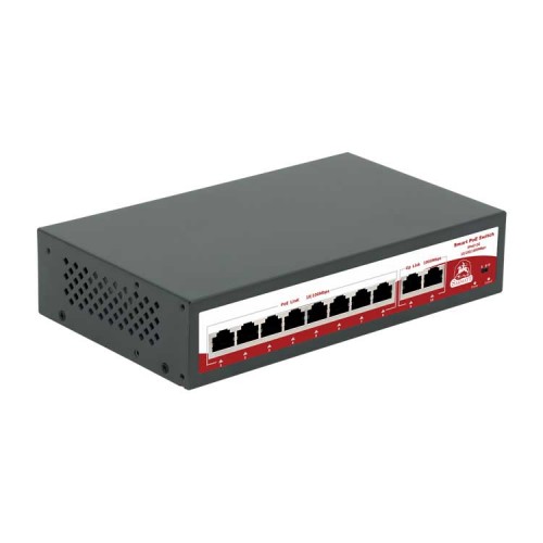 SarmatT SR-PS0820GBL 10 портовый неуправляемый РоЕ коммутатор SarmatT SR-PS0820GBL 10 портовый неуправляемый РоЕ коммутатор