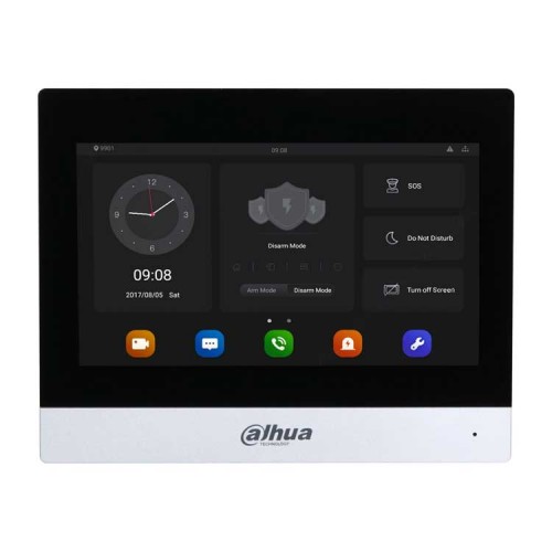 Dahua DHI-VTH8A21KMS-W Монитор видеодомофона IP 7-и дюймовый Dahua DHI-VTH8A21KMS-W Монитор видеодомофона IP 7-и дюймовый