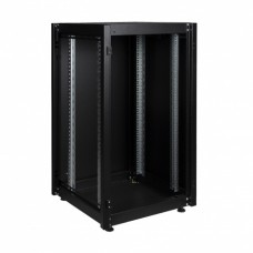 DATAREX DR-700201 Шкаф напольный, телекоммуникационный 19, 26u 600х600, дверь стекло, черный