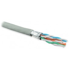 Hyperline UFTP4-C6A-S23-IN-LSZH-GY-500 (500 м) Кабель витая пара U/FTP, кат. 6a (10GBE)