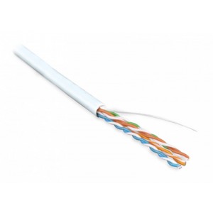 Hyperline UUTP4-C5E-S24-IN-PVC-WH-305 Кабель витая пара