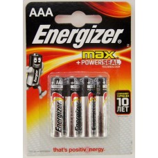 ENERGIZER 7638900411423 Эл-т питания LR03 AAА (4 шт)