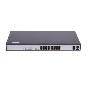 GIGALINK GL-SW-F104-16P Коммутатор Web Smart, 16 PoE (802.3af/at) 100Мб/с, 2 Combo SFP, 330Вт