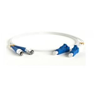 Hyperline FC-D2-9A1-FC/UR-LC/UR-H-2M-LSZH-WH Патч-корд волоконно-оптический